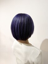 ヘアステーションフラット(HAIR STATION FLAT)&nbsp;アンブレラカラー×パープル×ダークグレー