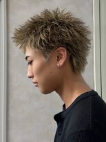 エルマーク 松山(L-MARK)&nbsp;スパイキーショート/アップバング/ツーブロック/メンズ/眉毛