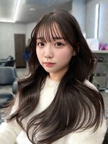 ボタン コロン 表参道 原宿(VOTAN COLON) 韓国レイヤー/原宿韓国ヘア/原宿/顔まわりカット/ロングレイヤー