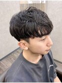 メンズカット/マッシュショート/シャドウパーマ