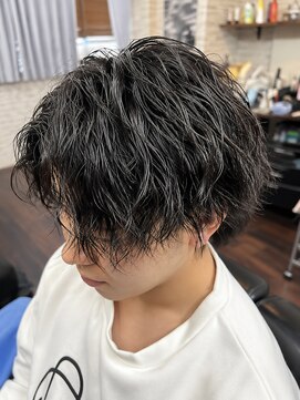 アールフィールド(R field) 縦落ちツイスパマッシュウルフ