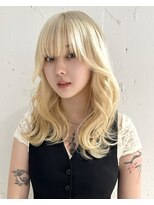 ベレーザ 渋谷(BELEZA)&nbsp;19829_抜きっぱなしブリーチハイトーンレイヤーハッシュカット
