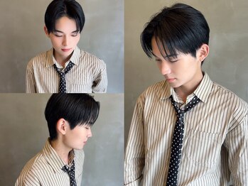 イキプラスディードットログ 大和八木駅前店(ikii+D.Log)の写真/【HOT PEPPER Beauty AWARD 2025 BEST SALON 注目サロン選出】メンズ限定似合わせカット+パーマ¥8,980円◇