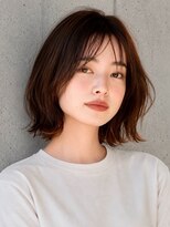 ピリオド(period.)&nbsp;大人可愛い/レイヤー外はねボブ/くびれシルエット