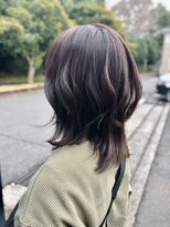 ナンバーフォーナチュラル(NO4 natural)&nbsp;19. ハイライトウルフ/外ハネ/似合わせ/ツヤ感/垢抜け