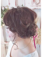 結婚式・パーティアレンジ・ヘアセット