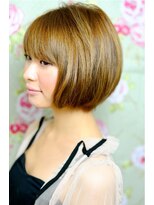 ミッシェル アフロート(michelle afloat)&nbsp;ナチュラルで華やかな輝きをつくるラウンドCカーブカット☆