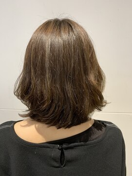 パティオン(PATIONN) ショートパーマスタイル☆ダークマットベージュで軽さを！！