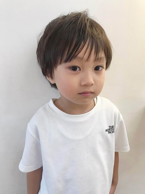 ナチュラルマッシュ　キッズ　男の子　キッズカット　二子玉川