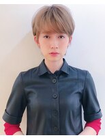 グッデイ ヘアー(GOOD DAY HAIR)  マニッシュ　ネイビーカラー　美髪　フレンチボブ　ショート