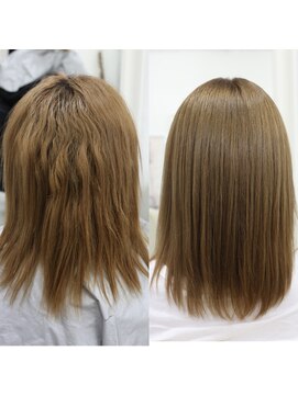 クリーン ヘアデザイン(CLLN hair Design) 【CLLN】髪質改善縮毛矯正×ミルクティーブラウン