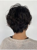 nuance perm × short bob