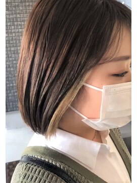 アルム(hair salon Alum) 『 ポイントでお洒落に♪イヤリングカラー インナーカラー 』