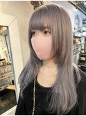 エクステロングウルフ　シルバーアッシュ　stylist/miaki