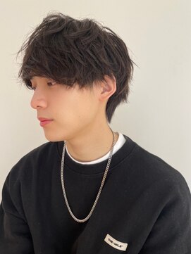 ツーダブル 大阪西梅田(WW.. ) ツイストスパイラルパーマメンズパーマツイストパーマウルフ梅田