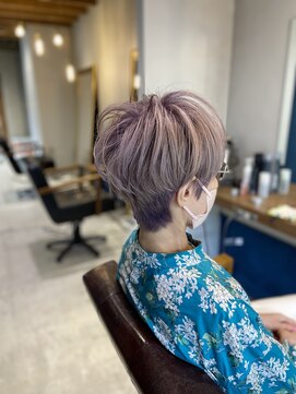 リュクスボーテ(LUXEBEAUTE') マッシュショート×シフォングレー