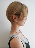 ショートカット×ひし形ショートボブ×前髪あり20代30代40代 s03