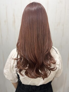 アトリエMAI 北千住 【ブリーチなし】くびレイヤー×レッドオレンジ10代20代