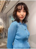 大人レイヤーボブパーマ