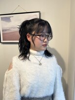 マリン(Marine)&nbsp;20代30代ダークトーン顔まわりカットハーフツインテール