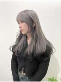 【廣川】エンドカラー/シルバー×ブラック