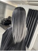 バレイヤージュ☆ホワイトシルバー