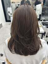 ビューナゴヤ 名駅(VIEW NAGOYA)&nbsp;レイヤーカット/アッシュグレージュ/似合わせカット/前髪カット
