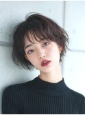 20代30代40代　小顔カットマッシュショート＃52