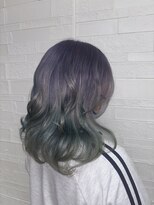 ルナ 深沢店(LUNA)&nbsp;ダブルカラー《パープル×ブルーグリーン》