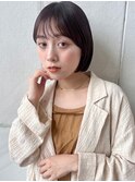 丸みショートボブ 