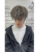 ヘアーグランデシーク(Hair Grande Seeek)&nbsp;縦落ちパーマメンズパーマメッシュツイストスパイラルパーマ