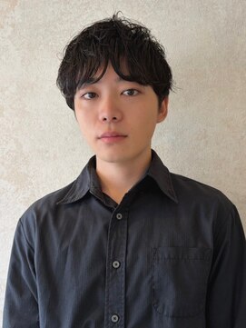 アンニュ(annuy) マッシュショート ツーブロック ニュアンスパーマ 20代 韓国ヘア