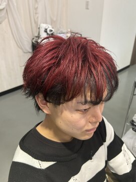 ココアボーテ(COCOA Beaute) 逆インナーカラー×暖色カラー