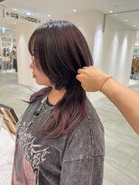 ビーハイブアヴェダ PARCO2店(BEHIVE AVEDA)&nbsp;ハイライト×インナー×ウルフ【三橋由奈】