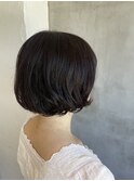 くせ毛をいかしたボブ