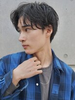 ニコトウキョウ 新宿(nico TOKYO)&nbsp;テーパーフェードニュアンスパーマ刈り上げセンターパートメンズ