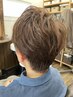 理想の色味に♪　カット+カラー(女性用)￥7700円