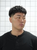 ヘア アトリエ ホロウ 堀江(HAIR ATELIER HOLLOW)&nbsp;Rough Curl Fade《ラフカールフェード》