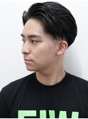 メンズカットアップバング刈り上げツーブロックマッシュ0706