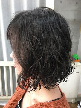 美容室エルカミノ パーマで楽チンボブヘアー