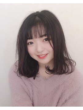 ザブックハンドサロン(The book hand salon) シースルーバングのロブ