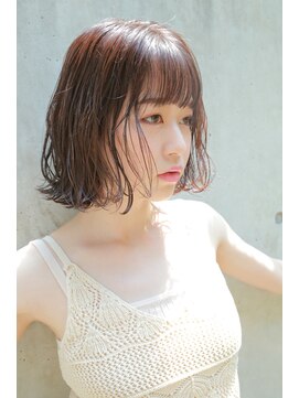 ラボ(Ravo) [Ravo]＊くせ毛風ナチュラルボブ＊THROWカラー