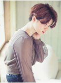 ネイビージュショート