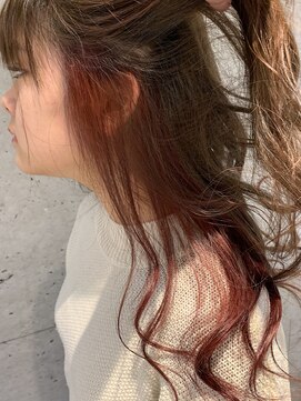 ルラブランシェ(Rula branche) ★インナーカラー★チェリーピンク★