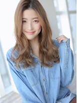 アグ ヘアー ボニー 三田駅前店(Agu hair bonny) Iライン×ラフウェーブのリラクシースタイル