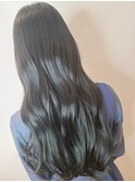 暗髪＊美人ヘア＊ブルーアッシュ【ZinaCENTRAL】