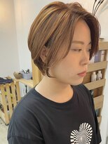 キューズ クラブ(cuz KLUB)&nbsp;【cuzKLUB】ショートオレンジハイライト【池袋】