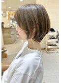 【morio札幌】札幌ショート 大人かわいい丸みショートボブ