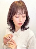 [中野莉子]ワンカール韓国くびれヘア大人ミディアム3