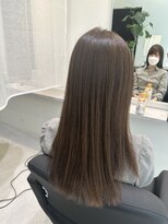 トレ(tre.)&nbsp;ioLu髪質改善ストレート×髪質改善カラー【甲子園口/髪質改善】